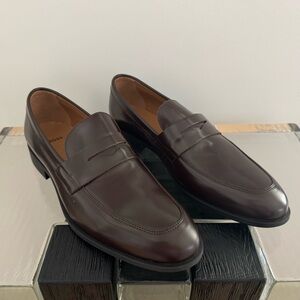 Boss Dark Brown Leather Loafers